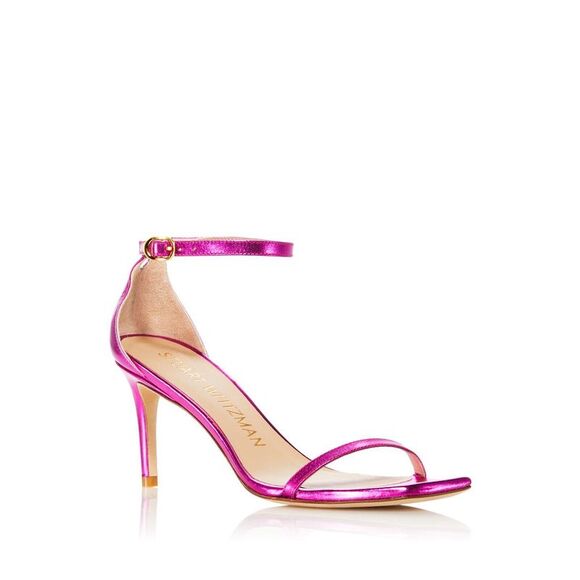 STUART WEITZMAN Womens Purple Nudistcurve 75 Stiletto Heeled Sandal 8.5 B - Picture 1 of 4